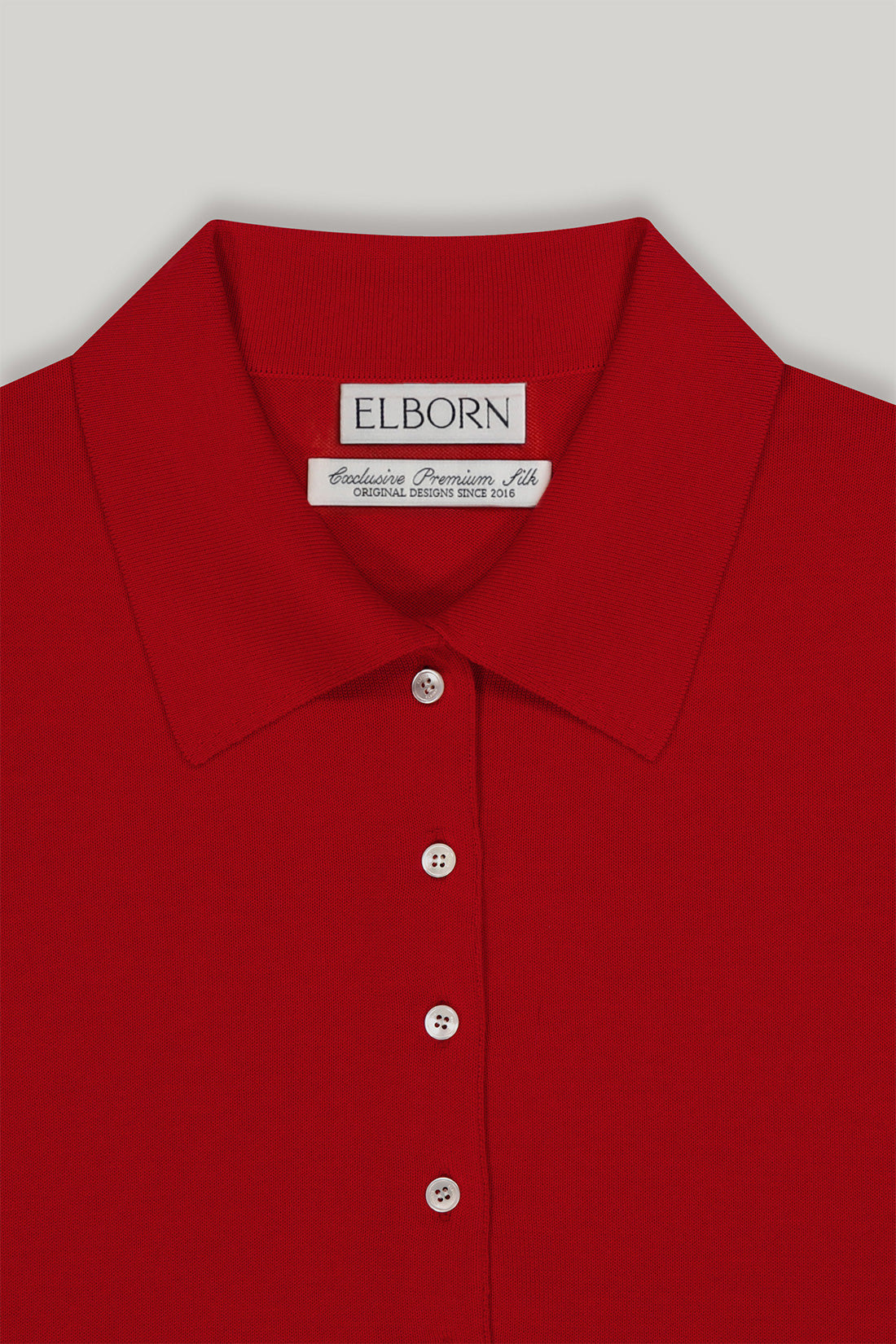 【ELBORN】Darby Silk Collar Knit