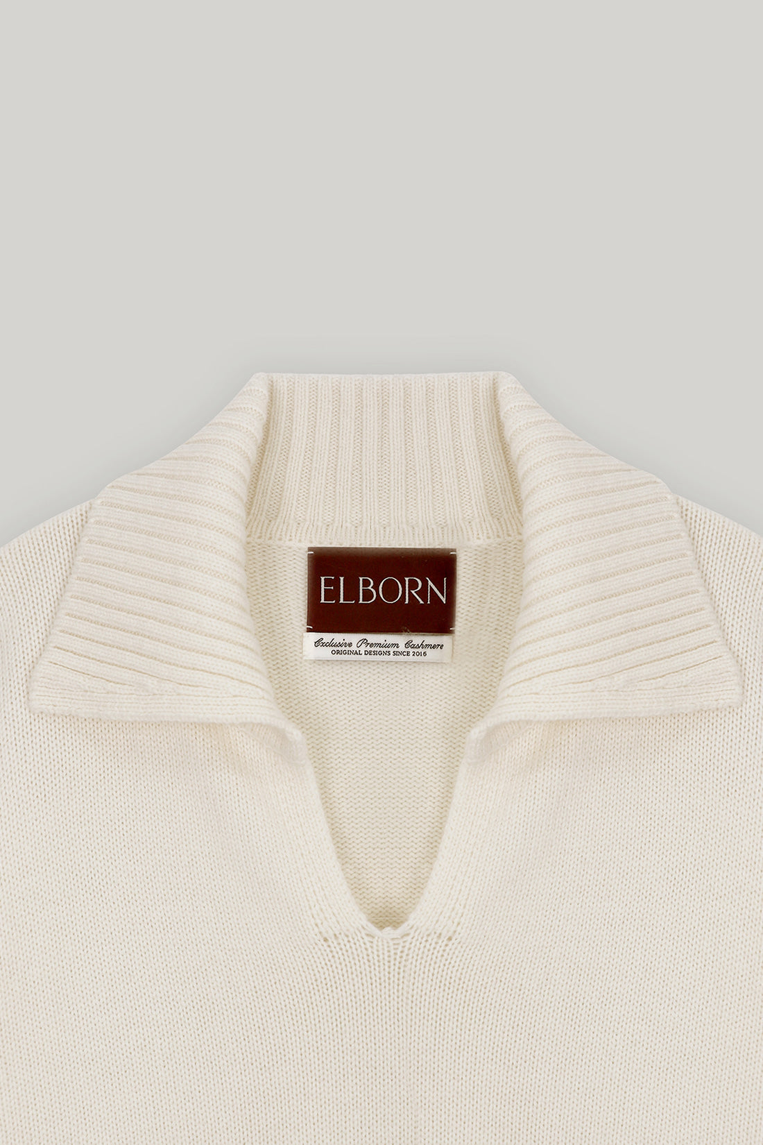【ELBORN】Vaerin Wool Cashmere Collar Knit