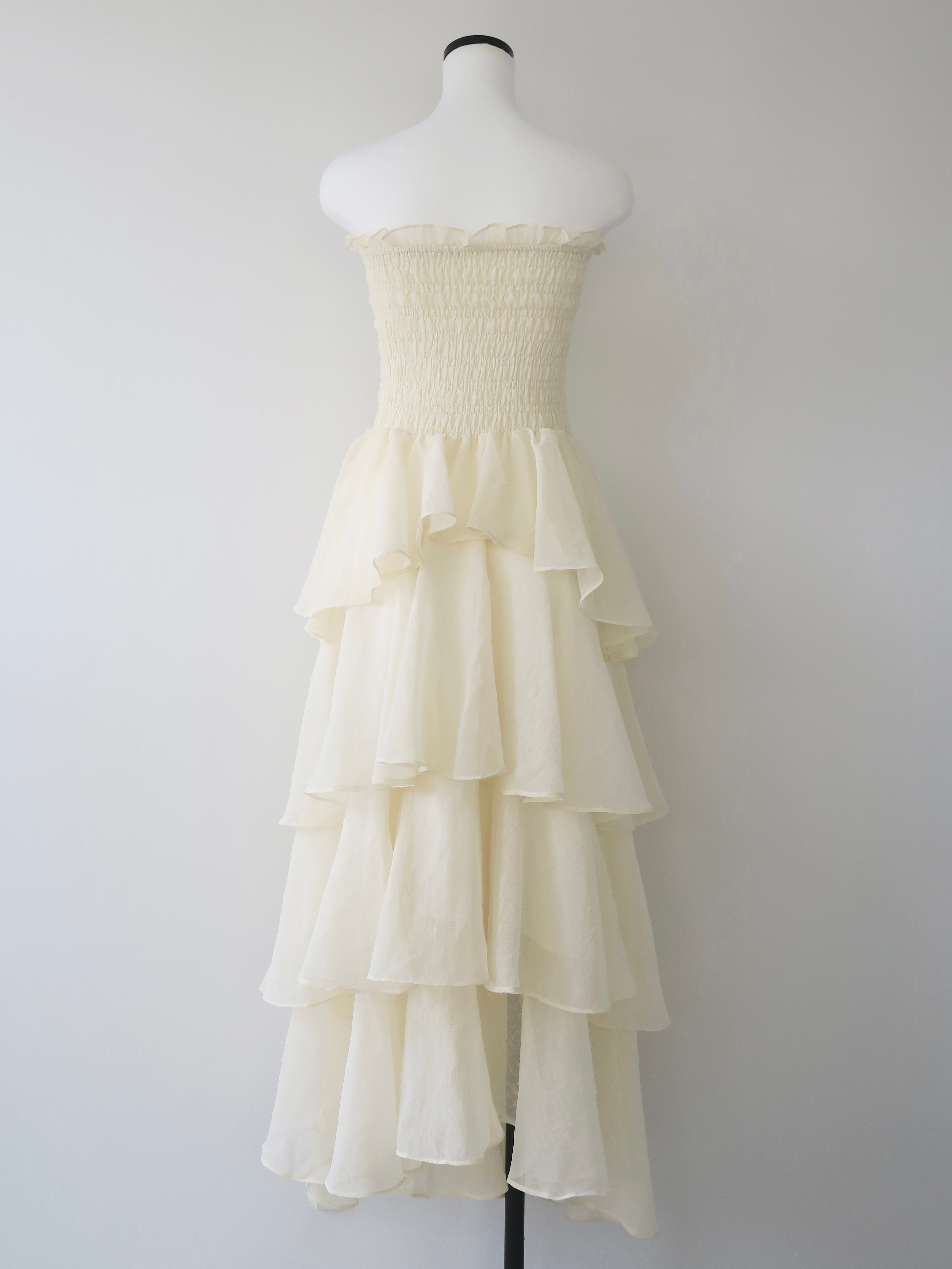 célon】frilly tiered dress – THETOVE