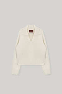 【ELBORN】Vaerin Wool Cashmere Collar Knit
