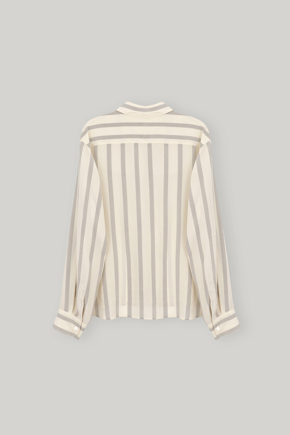 【ELBORN】Alexis Stripe Silk Shirt