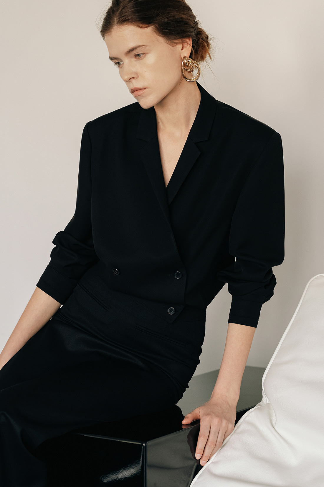 【ELBORN】Leo Double Button Shirt jacket
