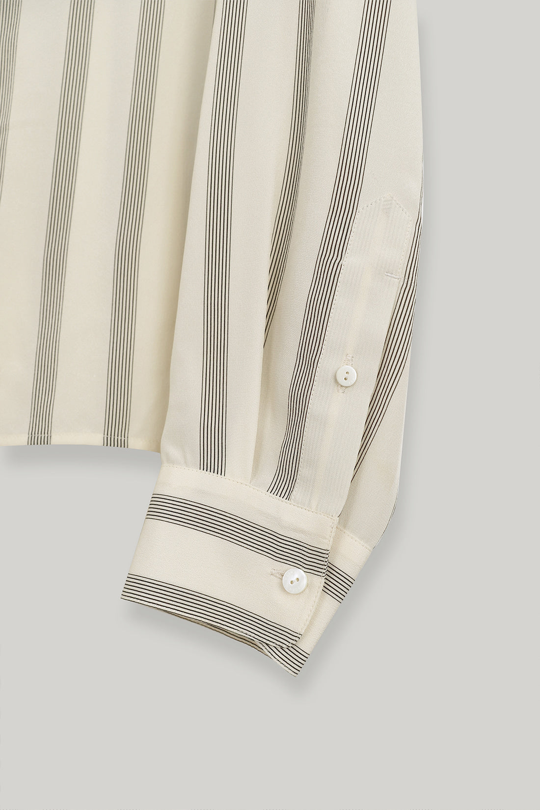【ELBORN】Alexis Stripe Silk Shirt