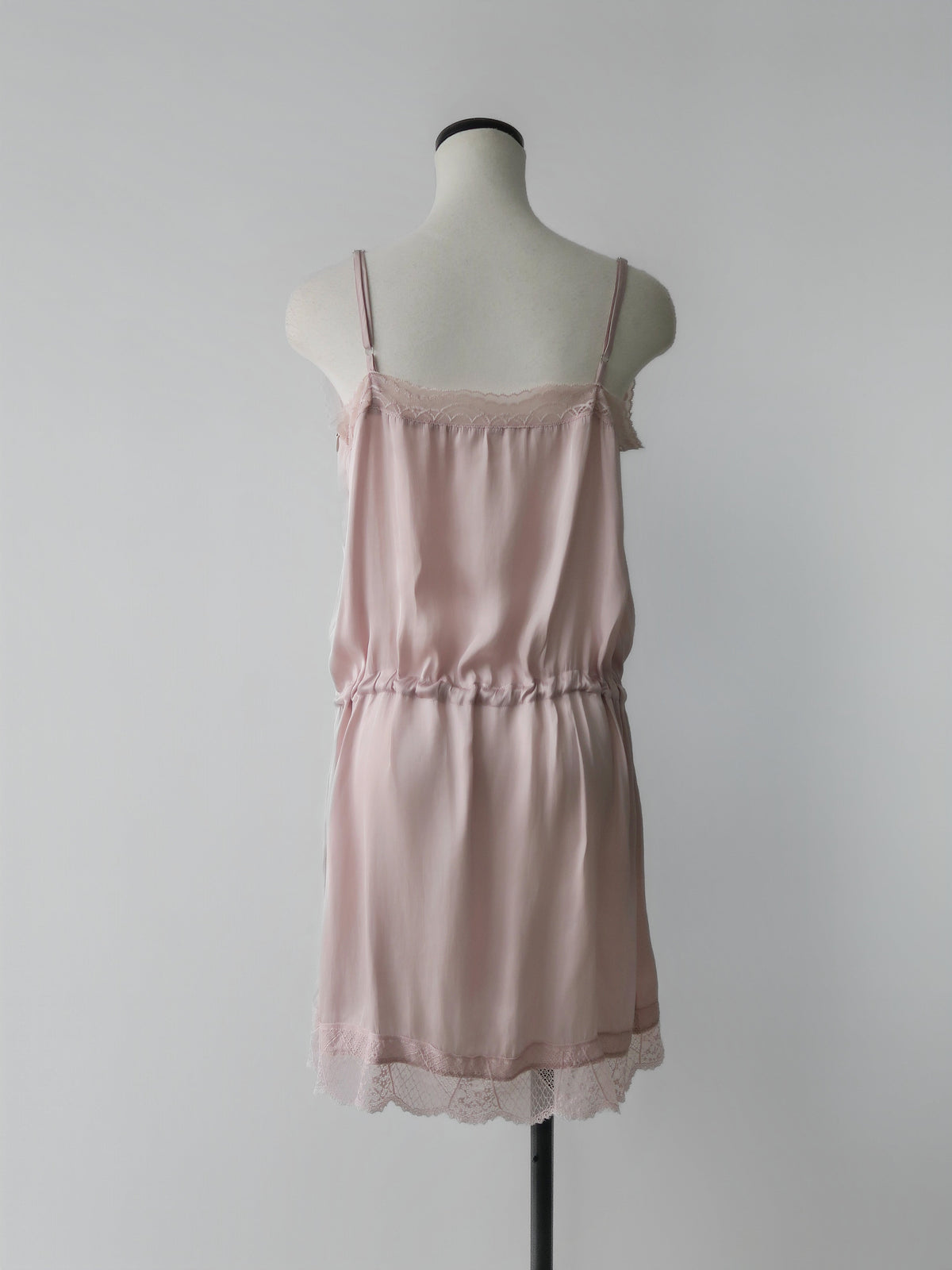 【AMOMMA】SATIN LACE SLIP DRESS