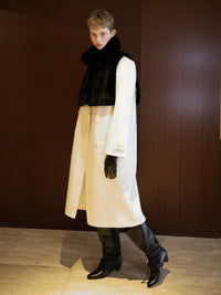 【AMOMMA】CANDY MINI FUR DRESS