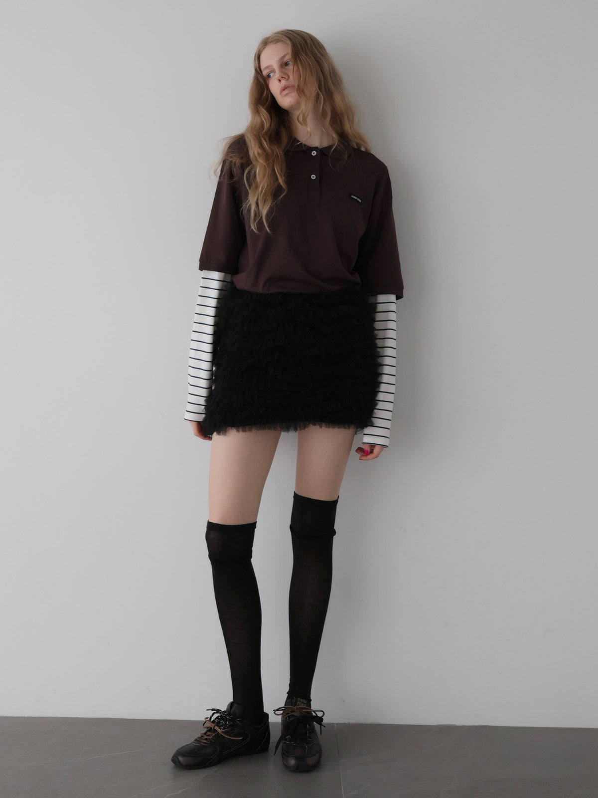 【AMOMMA】AUDREY TULLE SKORT