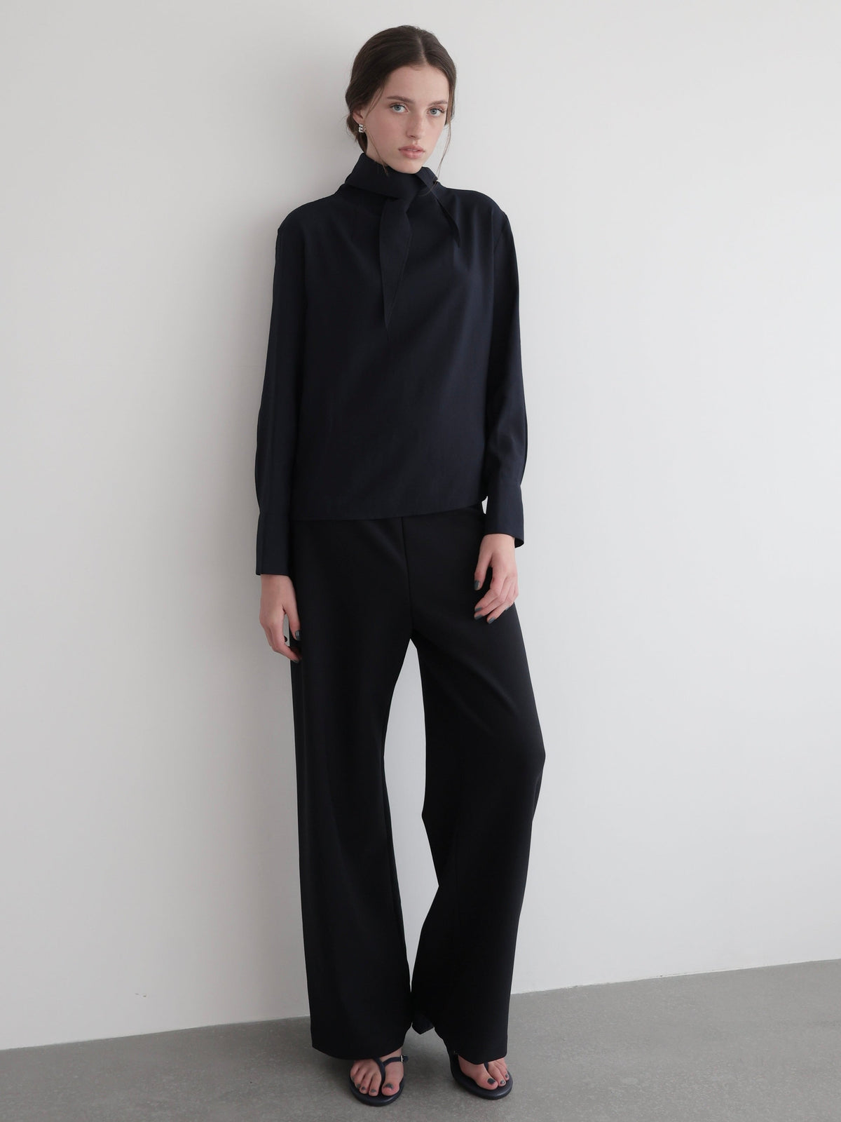 【NOWNS】Inès | Soft banding pants