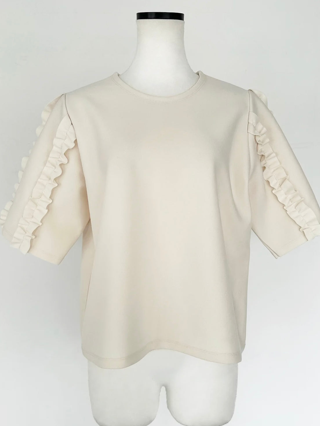 【SAMPLE SALE / swanë】 frill sleeves pullover