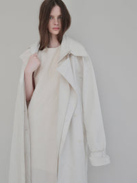 【AMOMMA】DOUBLE COLLAR TRENCH COAT
