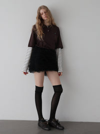 【AMOMMA】AUDREY TULLE SKORT