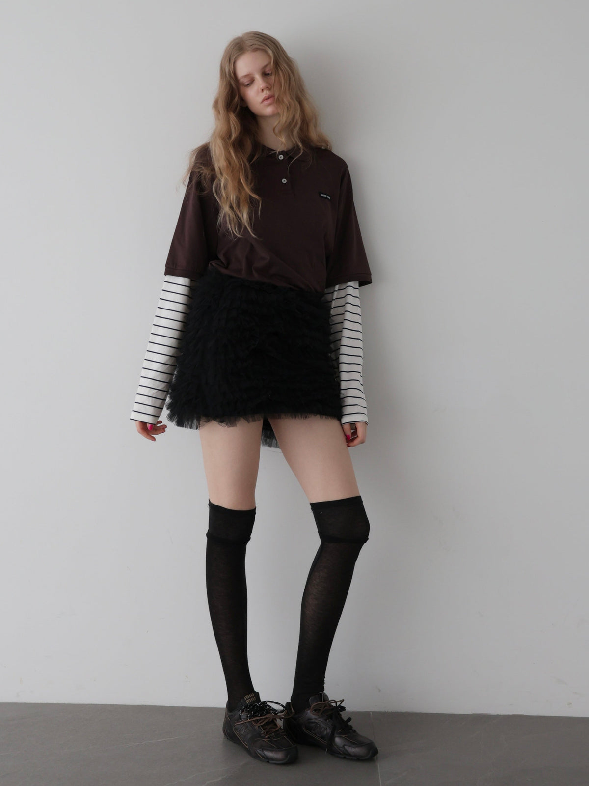 【AMOMMA】AUDREY TULLE SKORT