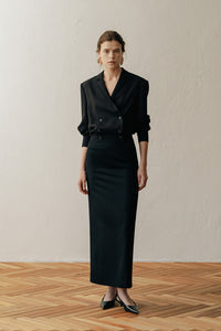 【ELBORN】Elize Wool long Skirt