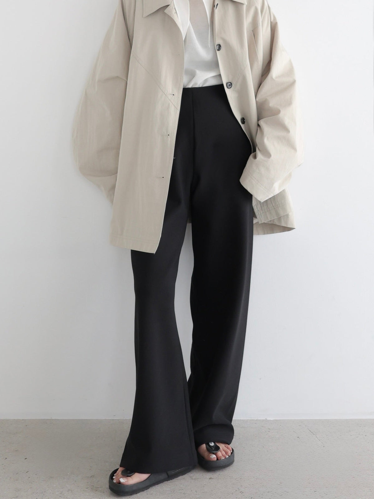 【NOWNS】Inès | Soft banding pants
