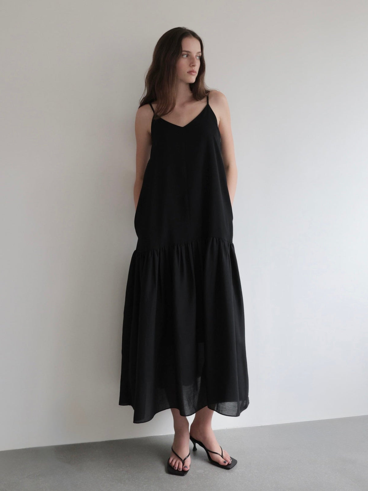 【NOWNS】Nadine | Tiered cami dress