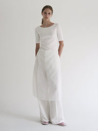 【NOWNS】Lyse | Half sleeve tee