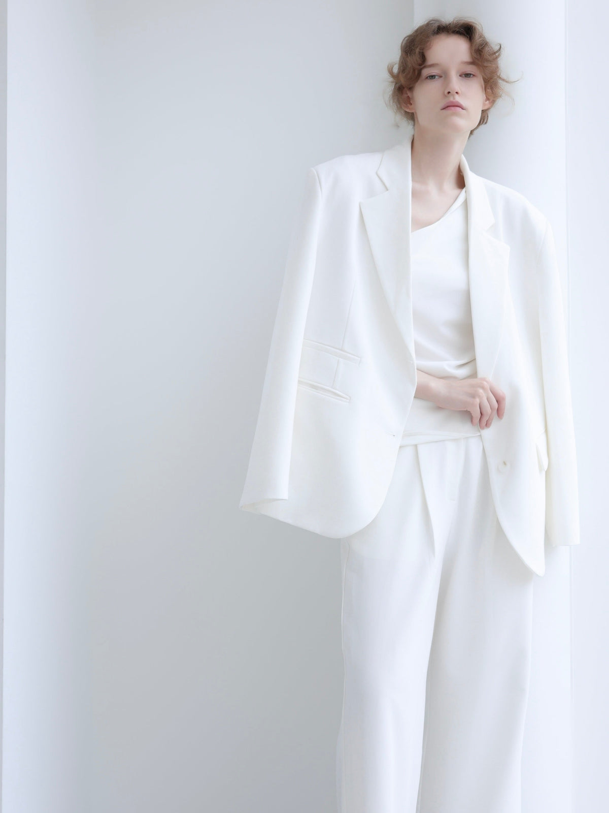 【NOWNS】Lou | Single Tuck Banding Pants