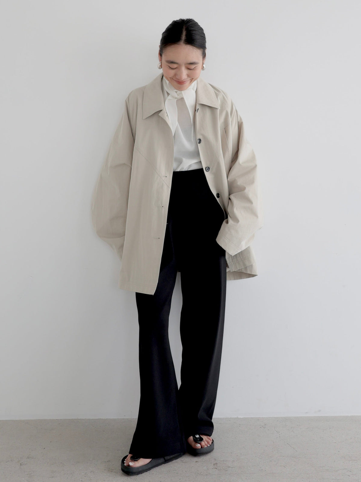 【NOWNS】Inès | Soft banding pants