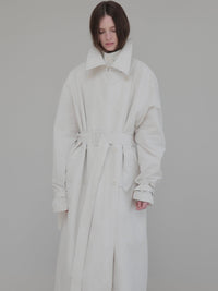 【AMOMMA】DOUBLE COLLAR TRENCH COAT