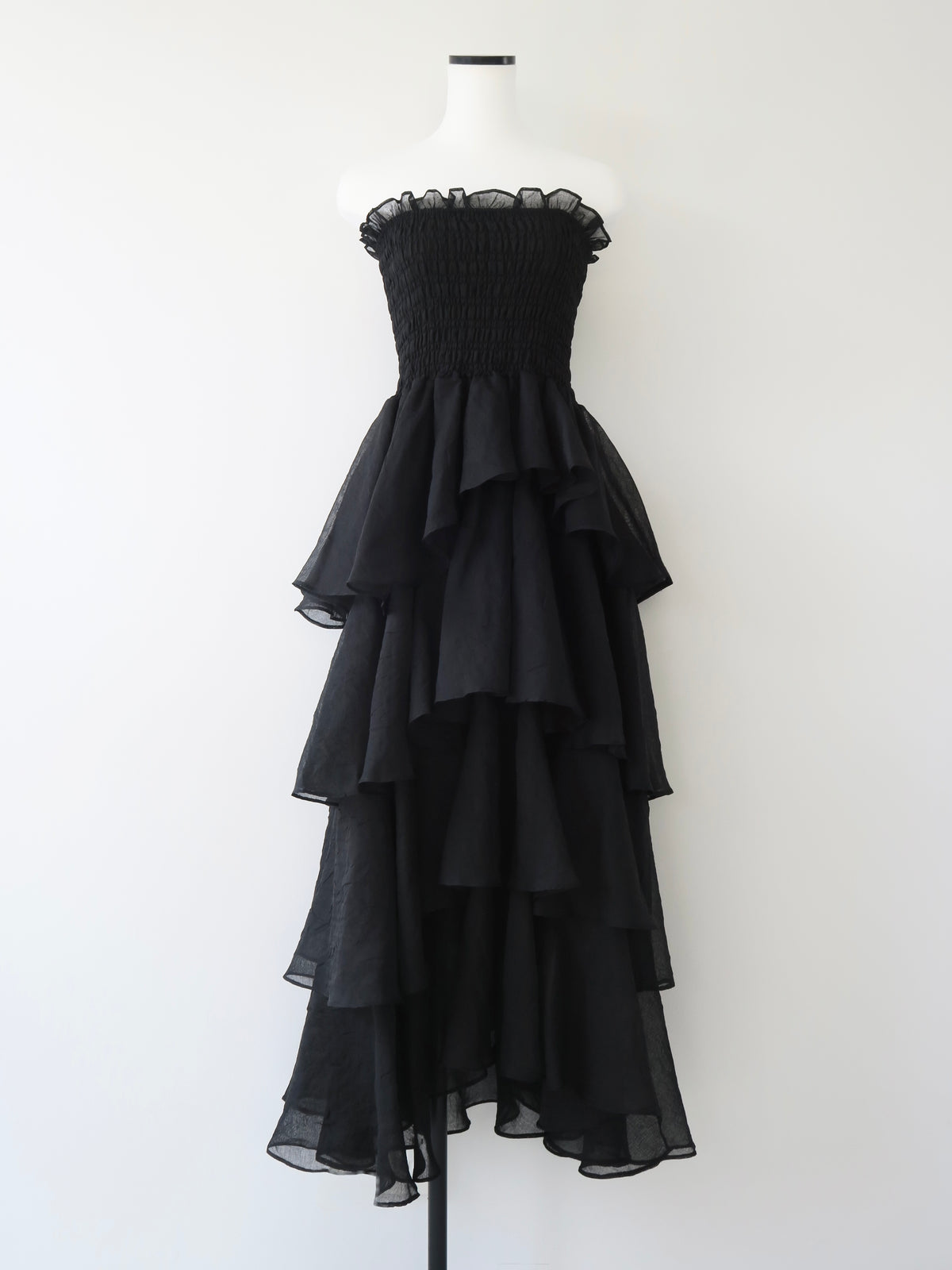 【célon】frilly tiered dress