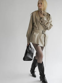 [AMOMMA] ISABELLA SHORT TRENCH COAT