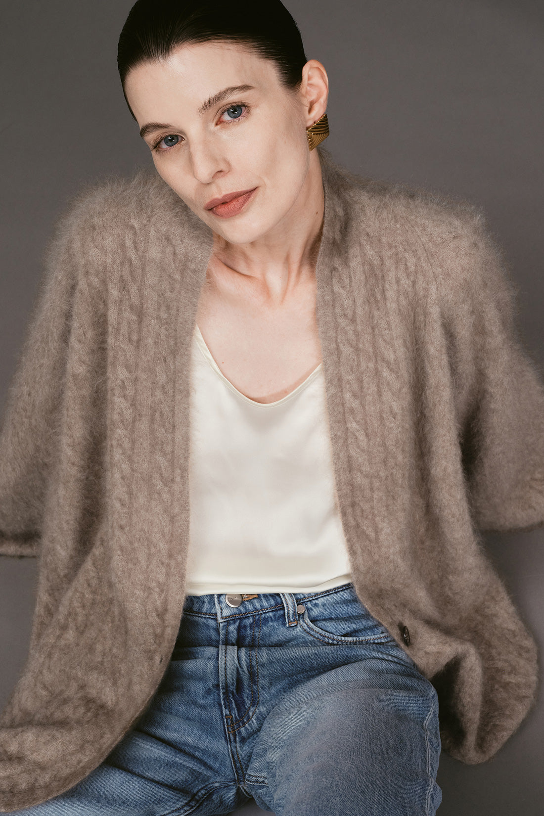 【ELBORN】Nora Cashmere Knit Cardigan