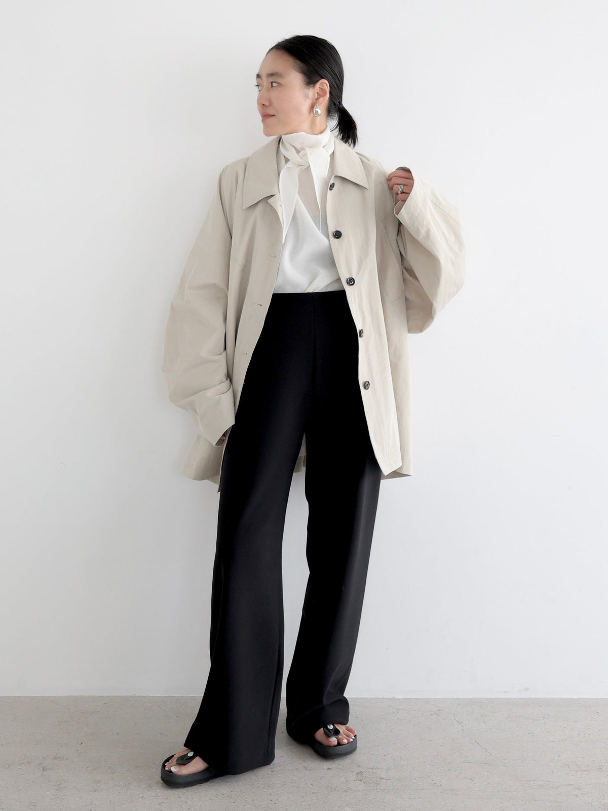 【NOWNS】Inès | Soft banding pants