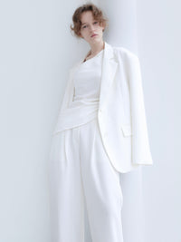 【NOWNS】Lou | Single Tuck Banding Pants