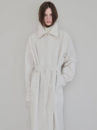 【AMOMMA】DOUBLE COLLAR TRENCH COAT