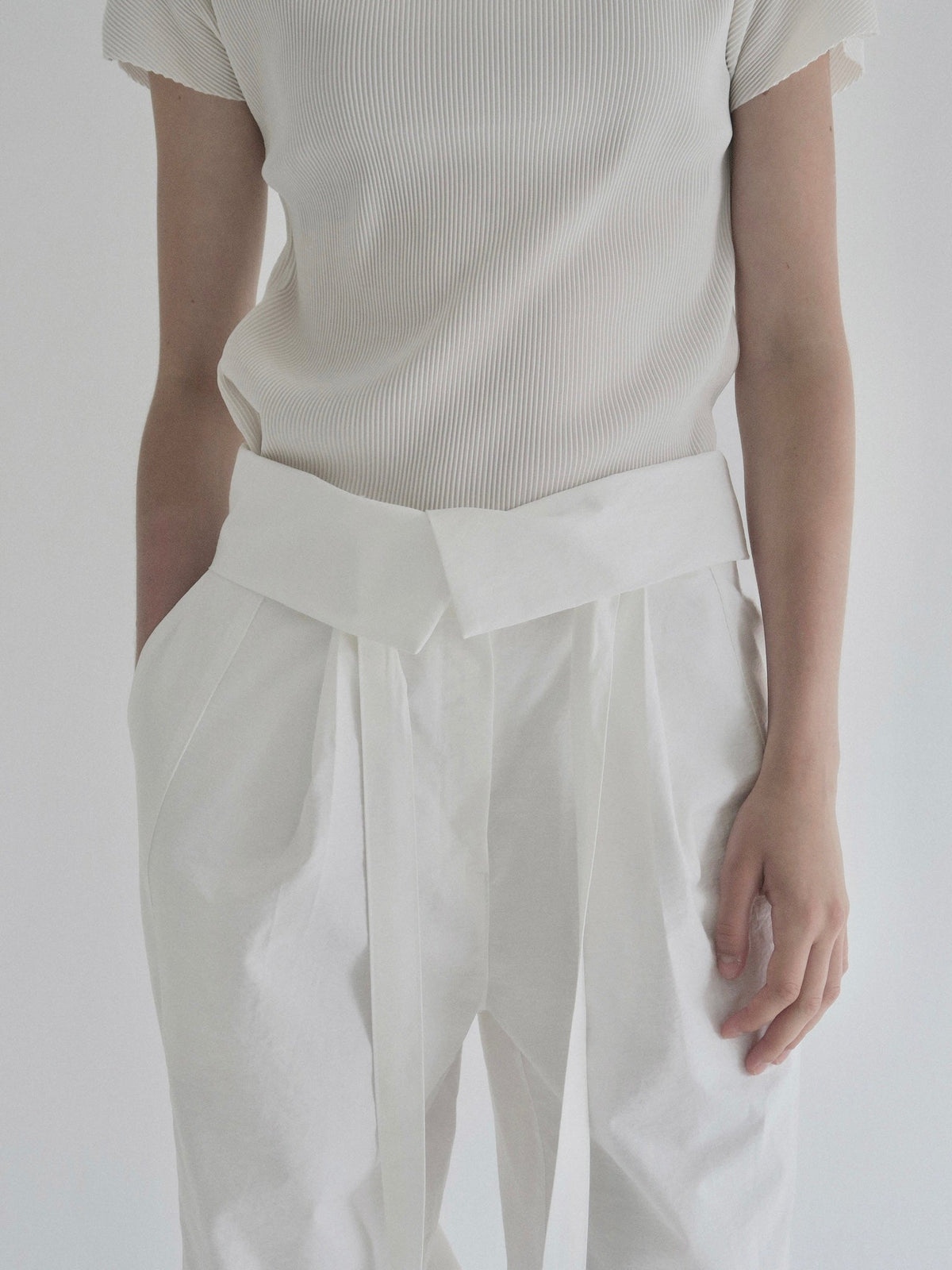 [NOWNS] Claire | Belt pants