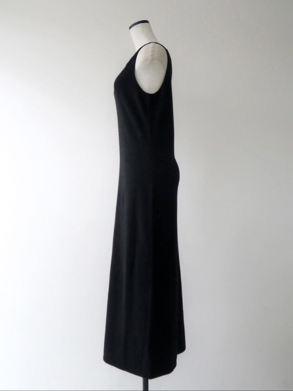 wool boat neck knit dress