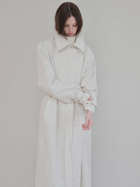 【AMOMMA】DOUBLE COLLAR TRENCH COAT
