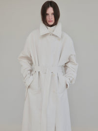 【AMOMMA】DOUBLE COLLAR TRENCH COAT