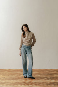 【ELBORN】Nella Half-neck Blouse