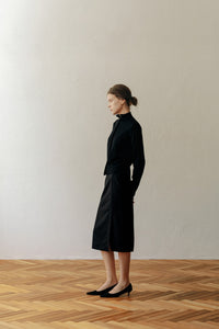 【ELBORN】Becca Wool Midi Skirt