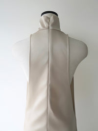 satin halter maxi dress