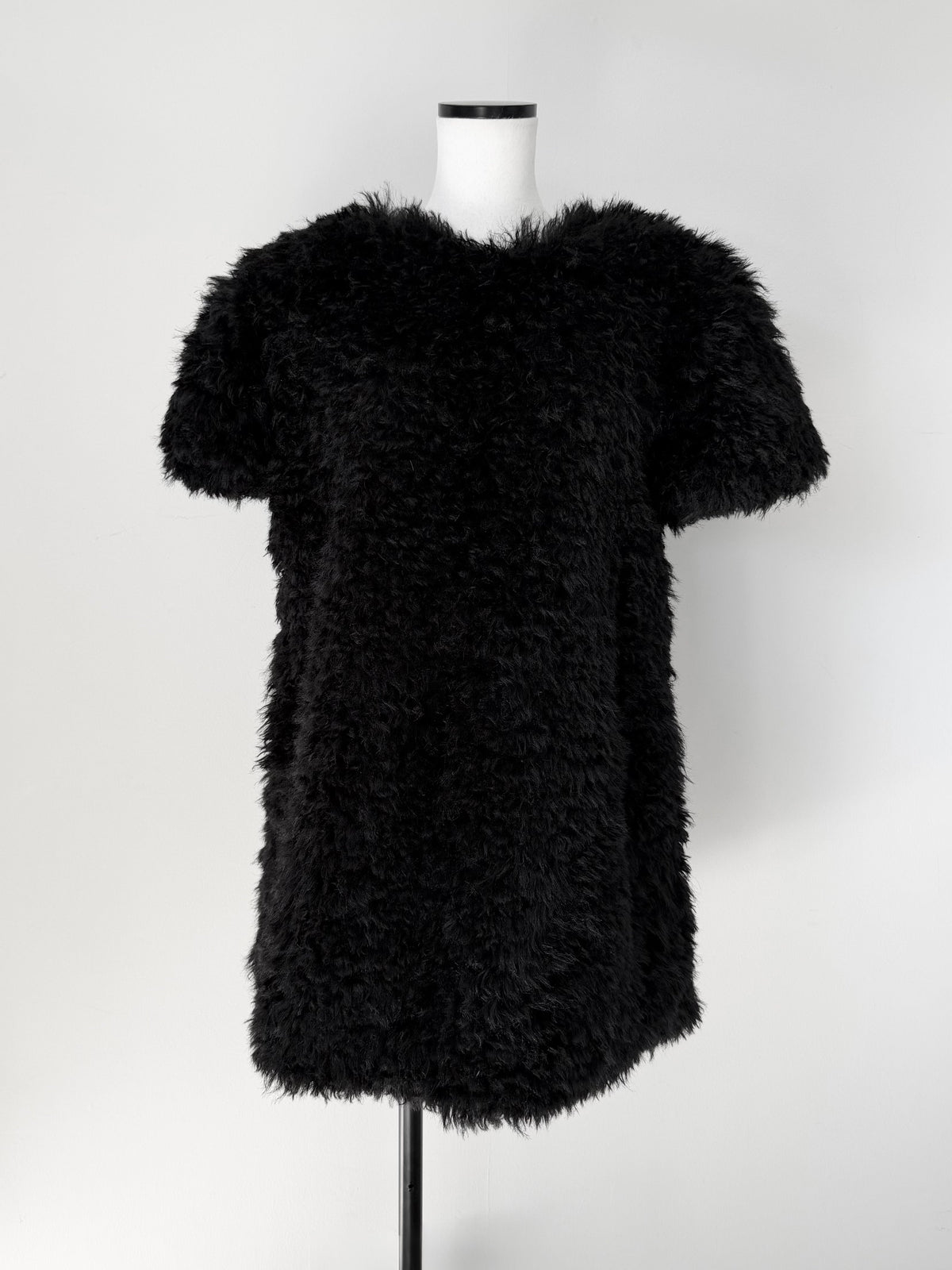 【AMOMMA】CANDY MINI FUR DRESS