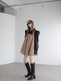 【AMOMMA】Long Sleeve Puff Blouse