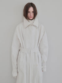 【AMOMMA】DOUBLE COLLAR TRENCH COAT