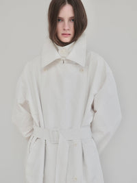 【AMOMMA】DOUBLE COLLAR TRENCH COAT