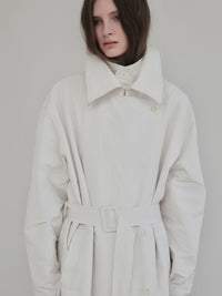【AMOMMA】DOUBLE COLLAR TRENCH COAT