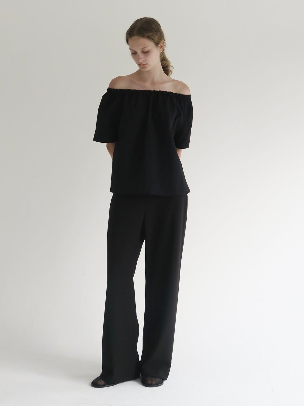 【NOWNS】Inès | Soft banding pants