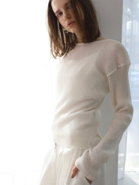 【NOWNS】Léa | Long-sleeve rib knit