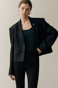 【ELBORN】Petra Crop Wool Jacket