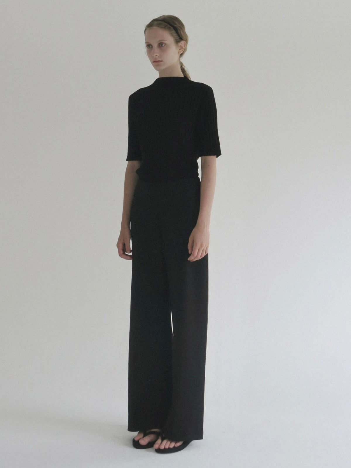 【NOWNS】Inès | Soft banding pants