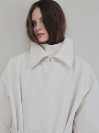 【AMOMMA】DOUBLE COLLAR TRENCH COAT