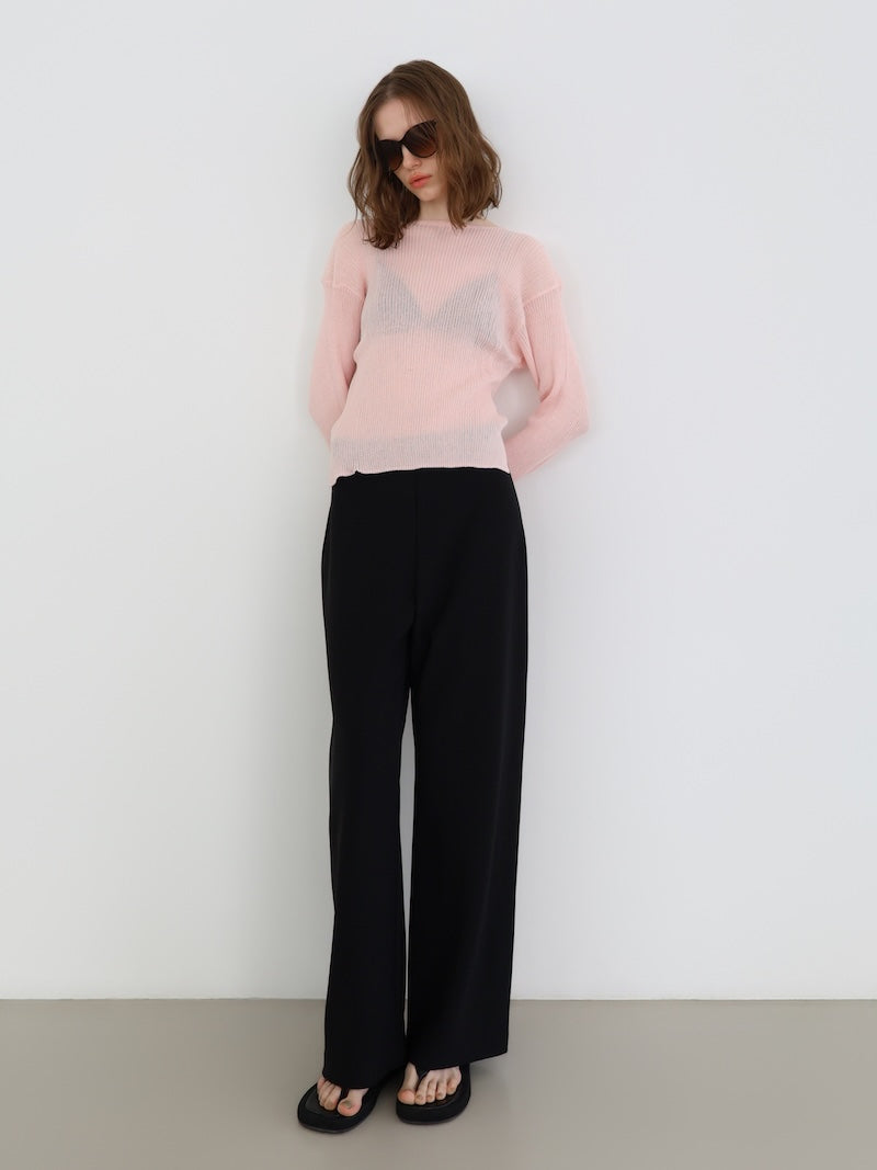 【NOWNS】Inès | Soft banding pants
