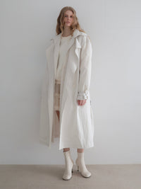 【AMOMMA】DOUBLE COLLAR TRENCH COAT