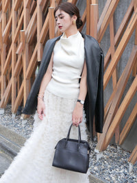 【célon】Belted Leather Jacket