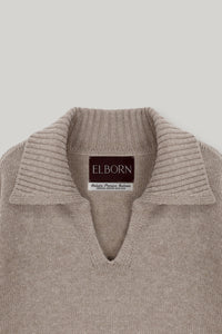 【ELBORN】Vaerin Wool Cashmere Collar Knit