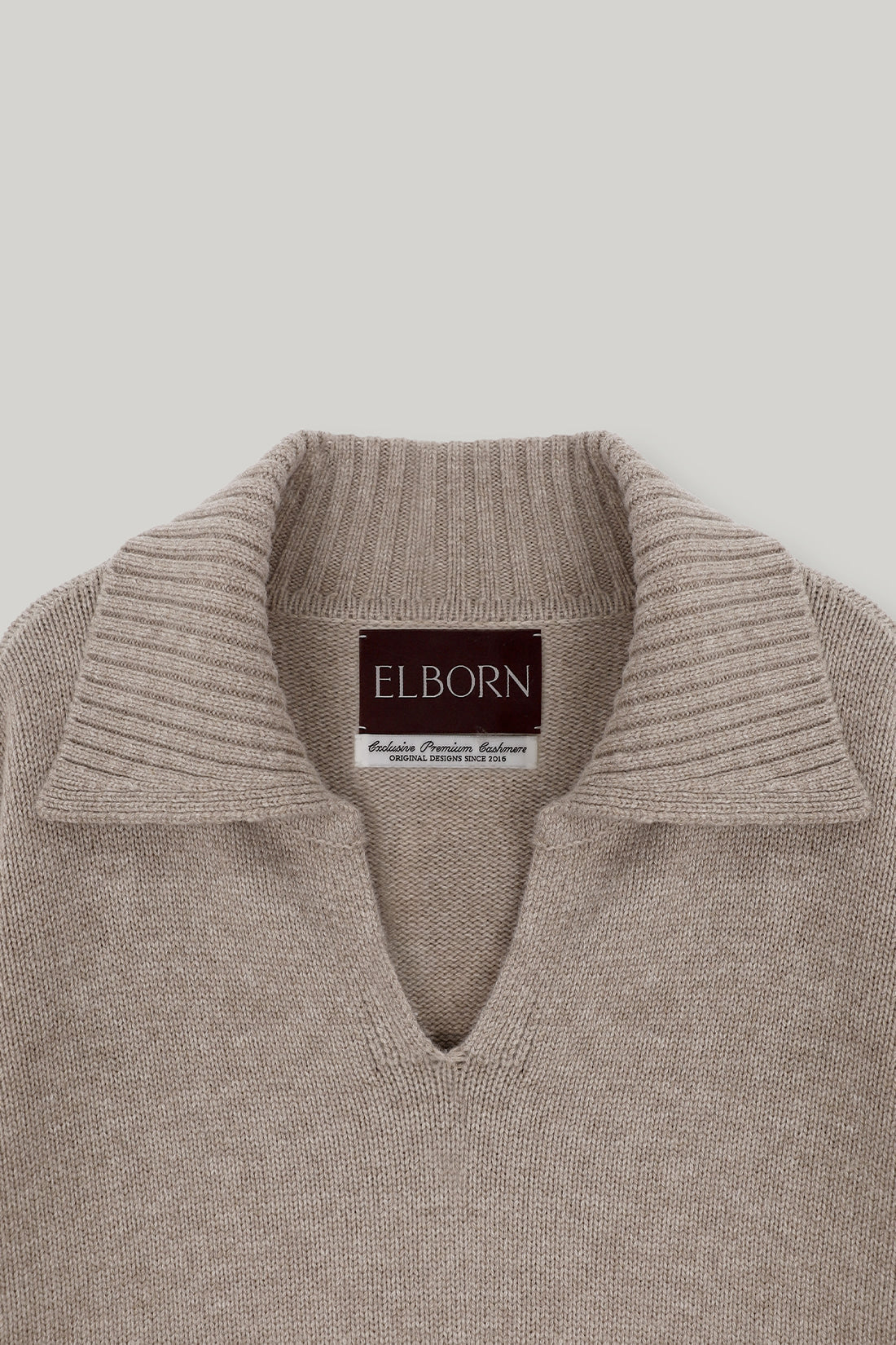 【ELBORN】Vaerin Wool Cashmere Collar Knit